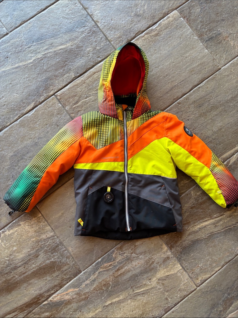 Boys’ Obermeyer Multicolor Insulated Altair ski jacket
